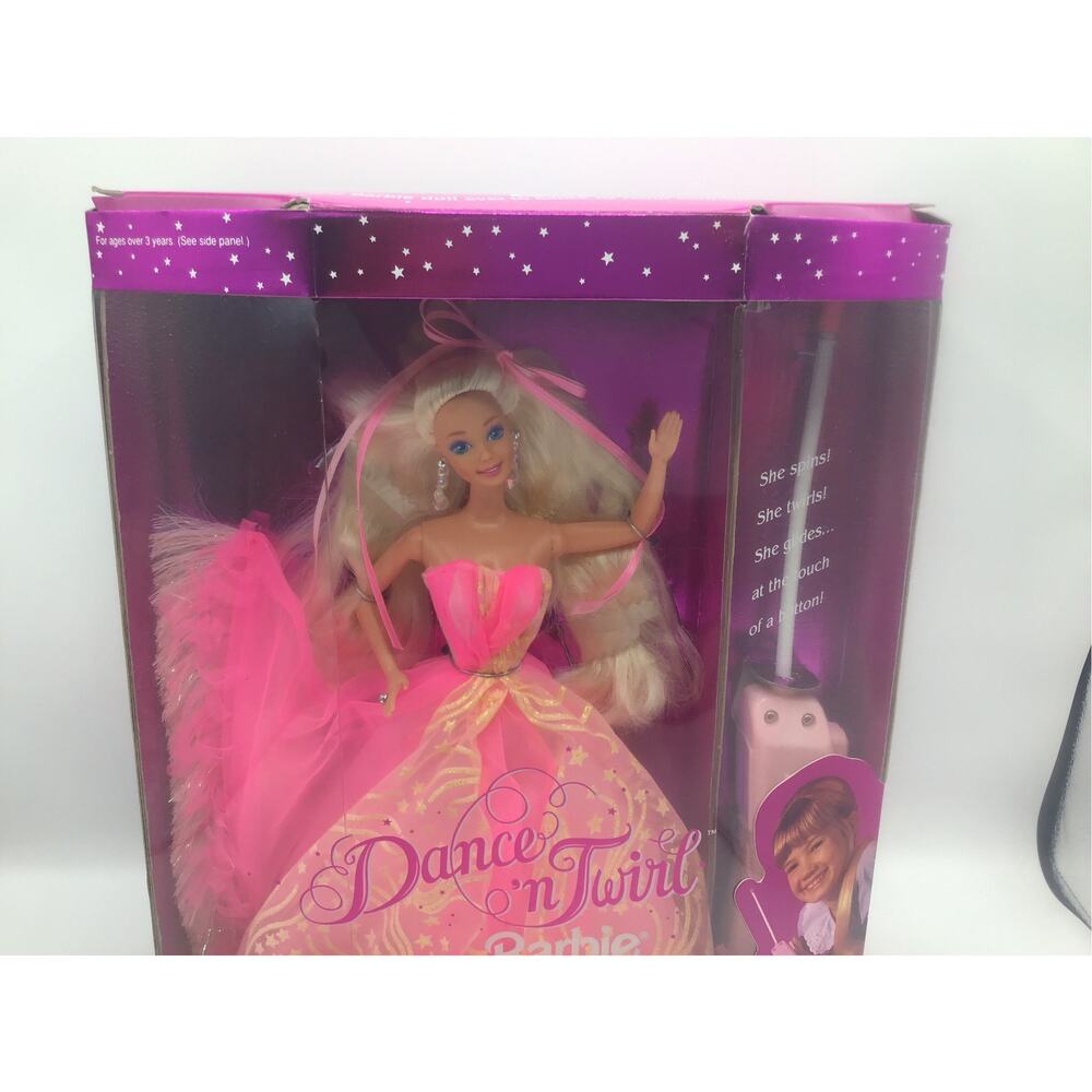 Vintage 1994 Dance n Twirl Barbie Radio Control Doll Mattel New In Box - Picture 2 of 7